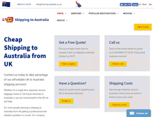 Tablet Screenshot of moving-australia.co.uk